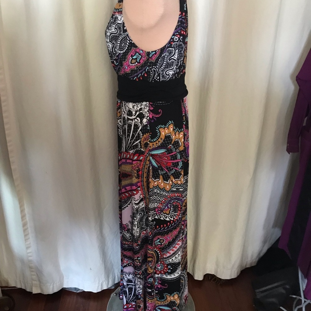 Cory L summer dress maxi length never worn 60’s print - Picture 5 of 6
